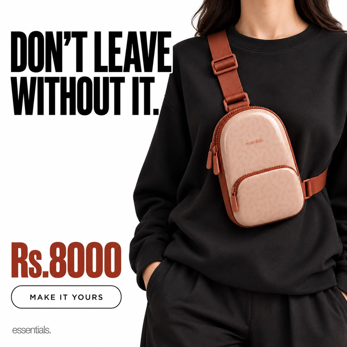 qonxcept.™ Everyday Travel Sling Bag